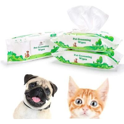 Biokleen Biodegradable Antibacterial Pet Cleaning Hypoallergenic Pet Grooming Wipes Dog Shampoo Pet Paw Wipes