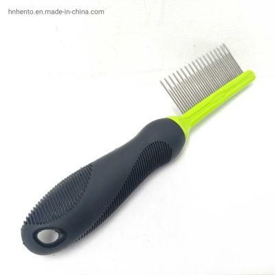 New Design Pet Grooming Comb with Long and Short Pins for Pet Comb