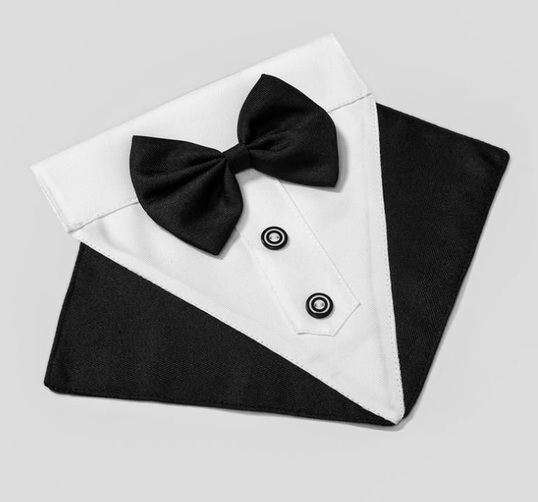 Pet Dog Cats Bandana Gentleman Scarf Bow Tie Collar Bowknot Bowtie Wedding Suit Decoration Dog Grooming Bandanas