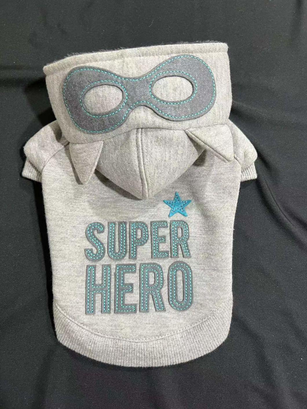 Super Hero Pet Clothing Designer Clothes Dog Hoodie