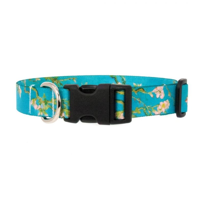 New Design Hiroshige Cherry Blossom Dog Collar with Fadeproof Sublimation
