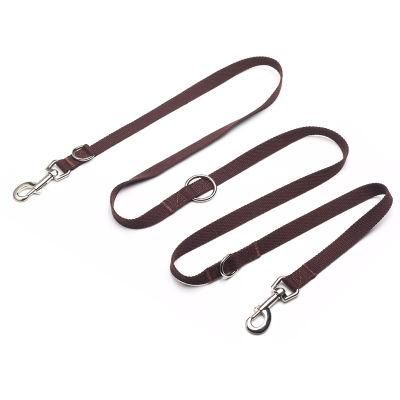 Multipurpose Adjustable Custom Fashion Hemp Cotton Dog Leash Training Pet Leash Matching Collar