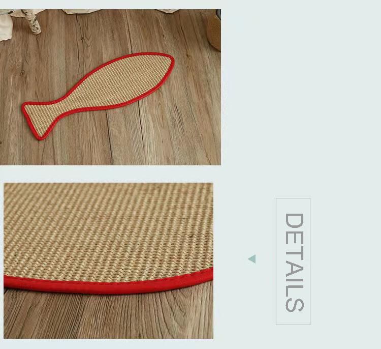 Pet Play Sisal Rug Floor Carpet Animals Scratch Mat