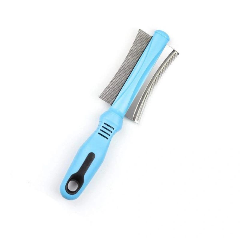 Fashionable Pet Cat Dog Puppy Comb Hair Shedding Removal Cleaning Brush Grooming Rake Tool Pet Hair Combs Brushes