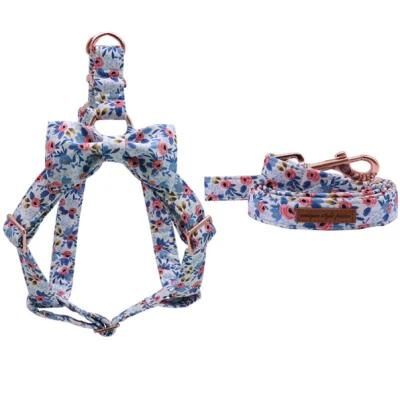 2022 Pet Factory Supplier Eco-Friendly Nylon Wholesale Dog Harness Set Custom Adjustable Dog Harness and Leash Set Dog Harness
