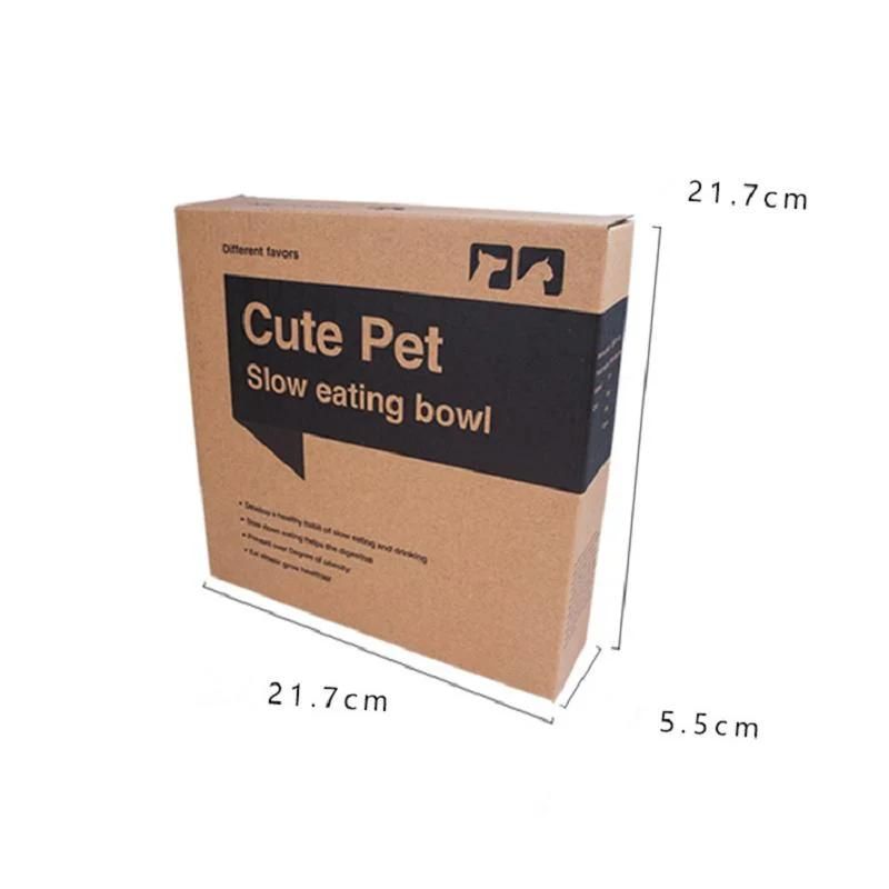 Anti Choking Bowl Stop Bloat Slow Eating Pet Food Bowl