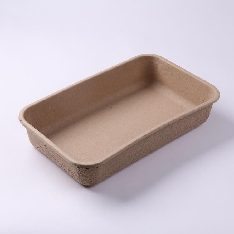 Eco Friendly Pet Cat Meal Box, Molded Pulp Tray