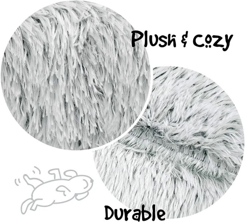 Self Warming Indoor Round Pillow Cuddler Dog Bed