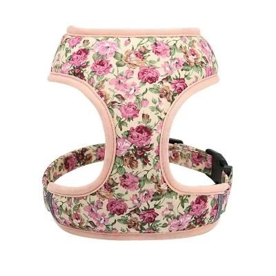 Sublimation Wholesale Custom Pet Product Adjustable Soft Neoprene Dog Harness