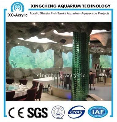 Large Transparent Aquarium Restaurant Project Price