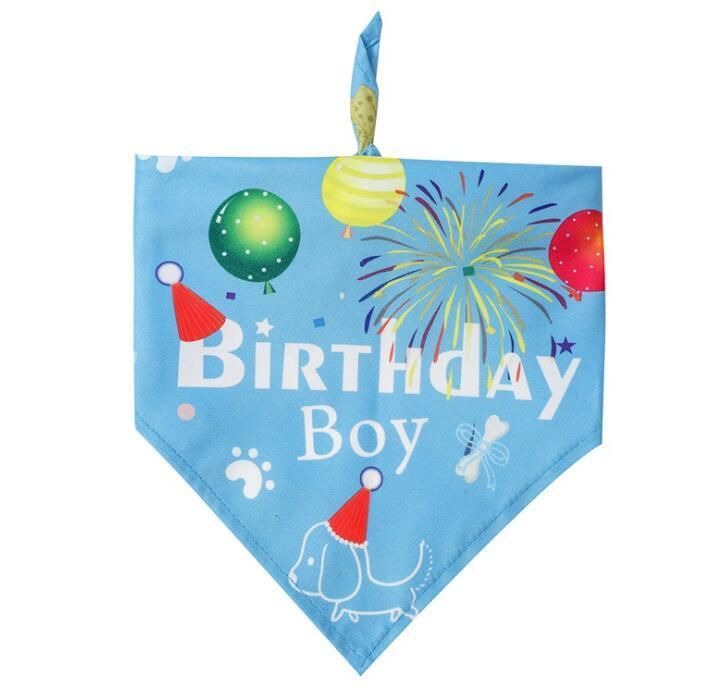 Birthday Bandana Hat Scarf Party Supplies Dog Bandana