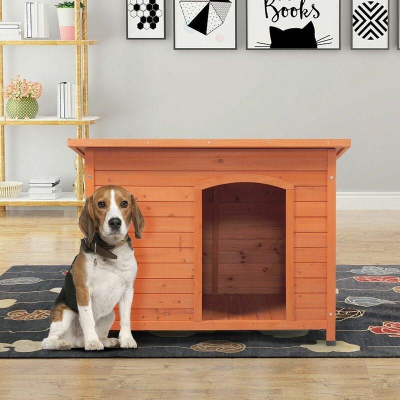 Cruz Wood Insulated Dog House Pet Furniture