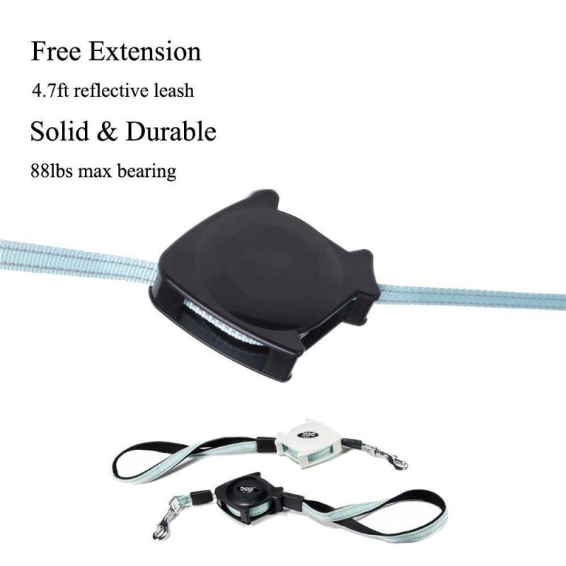Retractable Pet Leash 4.7FT/1.4m Pet Walking Leash for Small/Medium/Big up to 88lbs
