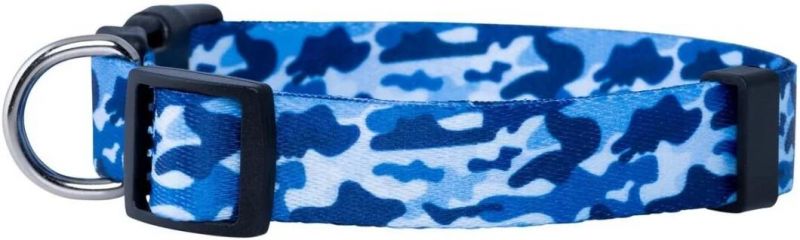 Camo Dog Collar - Green, Blue, Pink, Orange, Desert Camouflage Dog Collars