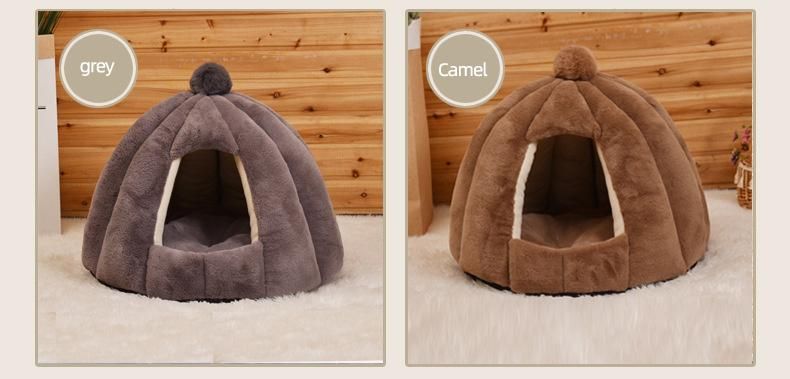 Popular Customized Cute Washable Luxury Dog Bed House Pet Beds