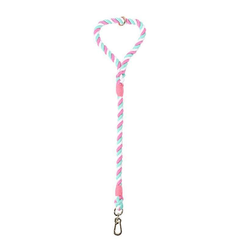 Durable Strong Cotton Round Rope Lead for Pet Dog Colorful Handcrafted Twisting Cotton Rope Dog Leash