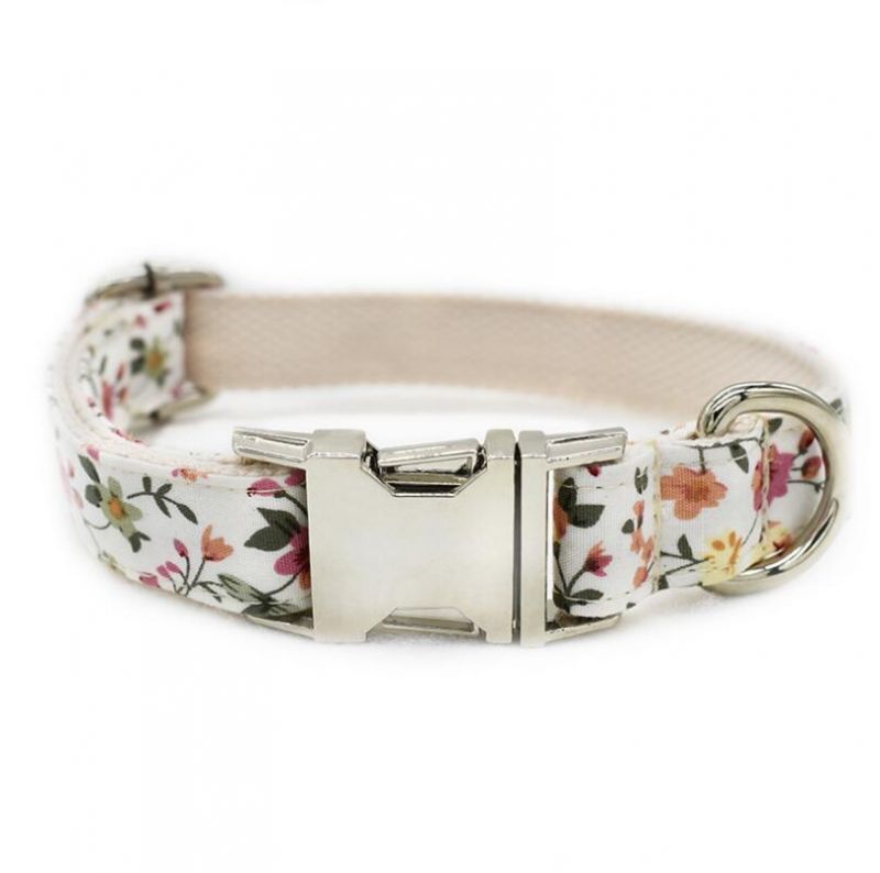 Flower Leaf Sublimation Dog Collar Leash