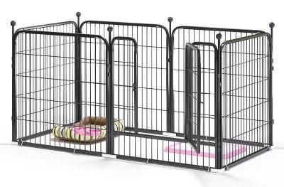 Customize Color Foldable Metal Home and Garden Exercise Playpen Fencing Baby Playing Dog Pet Fence