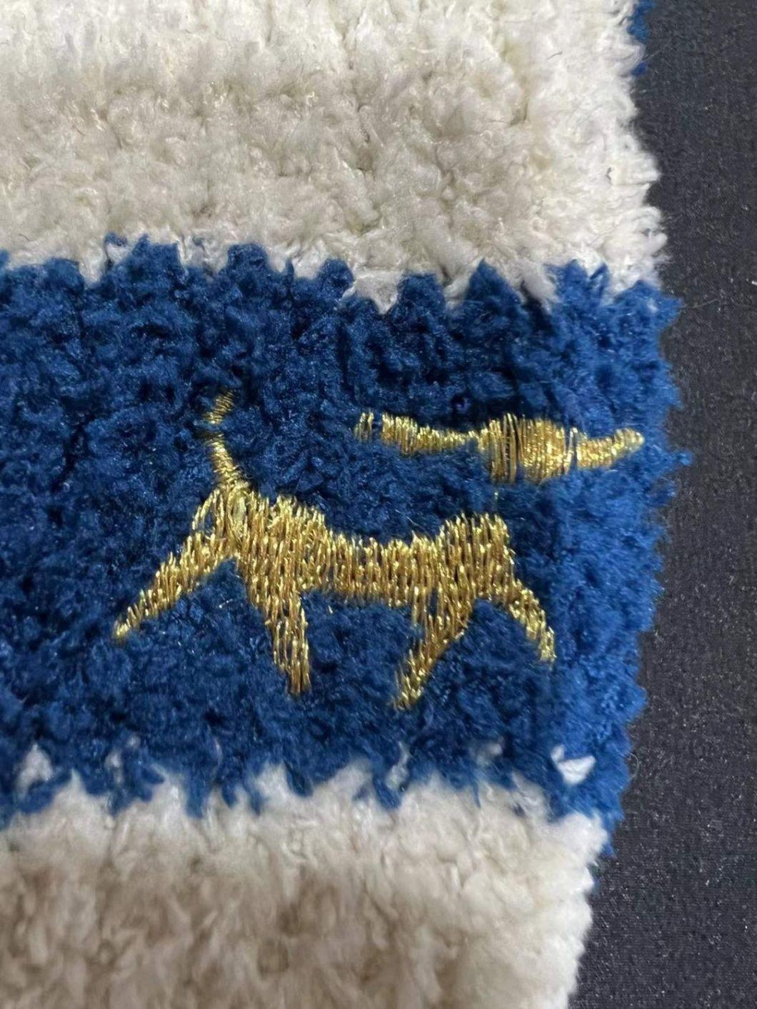 Blue and White Strop Dog Sweater Pet Sweater Pet Clothing Pet Products