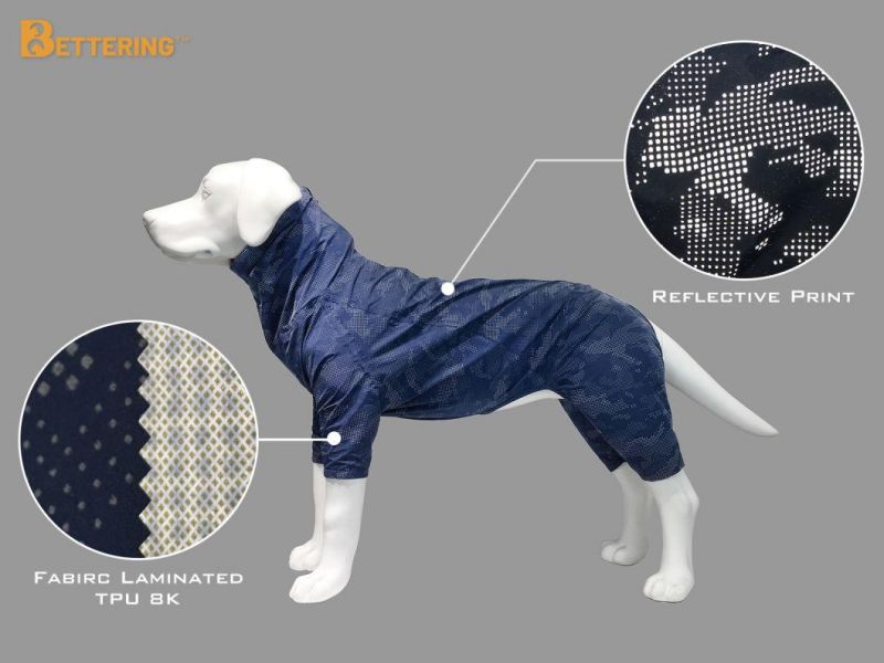 2022 Soft Waterproof Raincoat Pet Jacket Fashion Dog Clothes