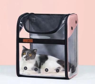 Wholesale Comfort Transparent Capsule Pet Backpack Carrier Bag for Small Animals