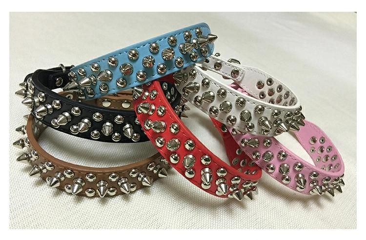 Pet Supply Amazon Hot Style Contains Double Canvas Leather Pet Collars