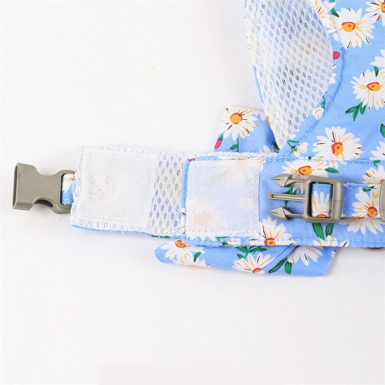 Daily Walking Safe Pet Supplies Bowknot Lightweight Dog Cat Harness Dogs Cloth Pet Clothing