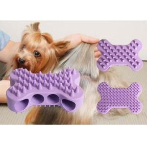 2020 Silicone Wholesale Pet Hair Remover Lint Grooming Washing Brush Pet Brush