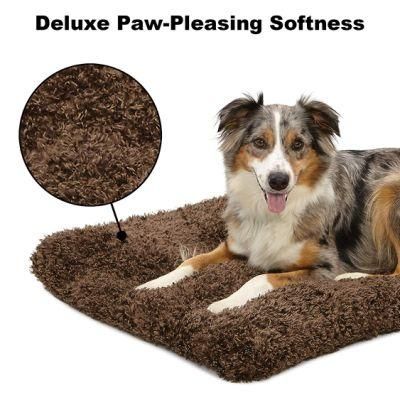 Machine Wash &amp; Dryer Friendly Super Plush Dog &amp; Cat Beds Ideal for Dog Crates