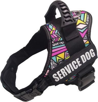 Spupps 6 Fresh Colors Service Dog Vest with No Pull No Chock Reflective Adjustable Padded Dog Harness