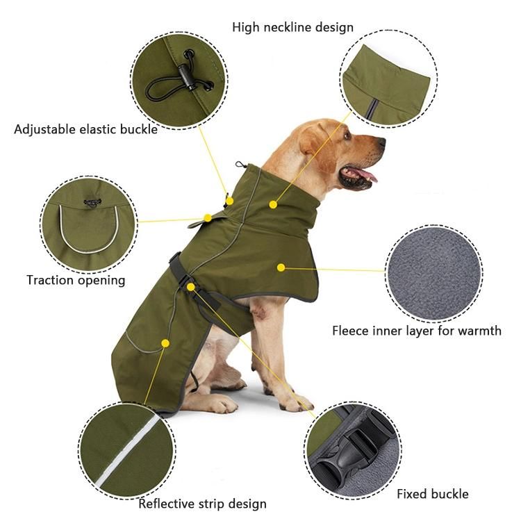 Dubinder Shepherd Medium Large Dog Cotton-Padded Clothes