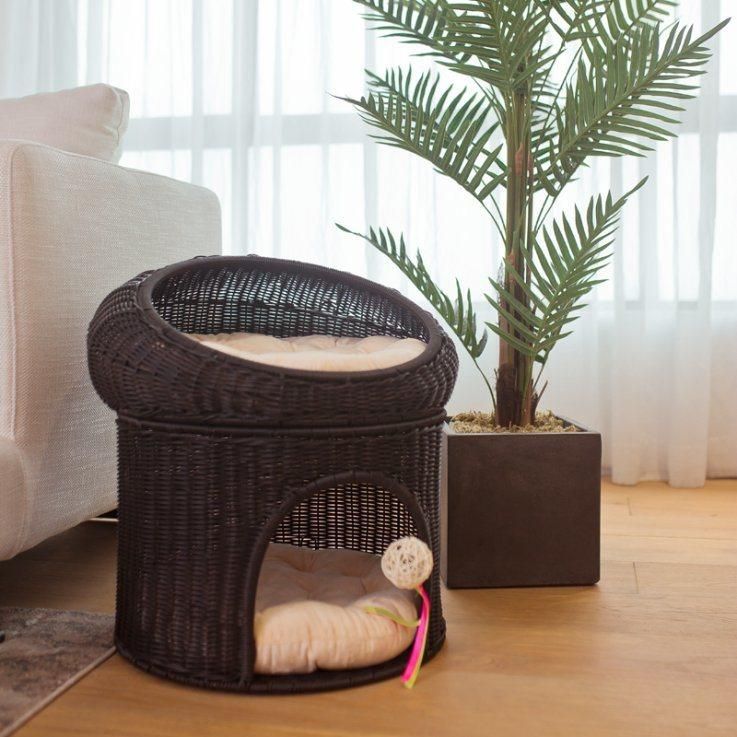 Rattan Double Layer Modern Cat Nest Pet Supplies