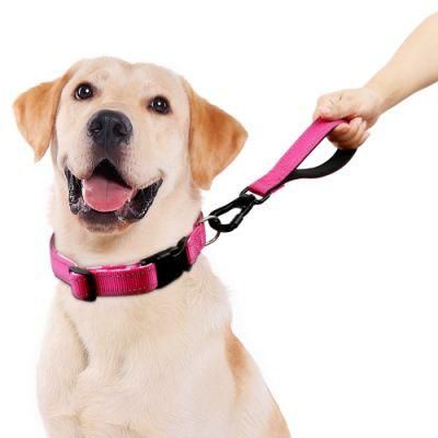 10 Inch Custom Design Reflective Nylon Luxury Heavy Duty Traffic Short Dog Leash
