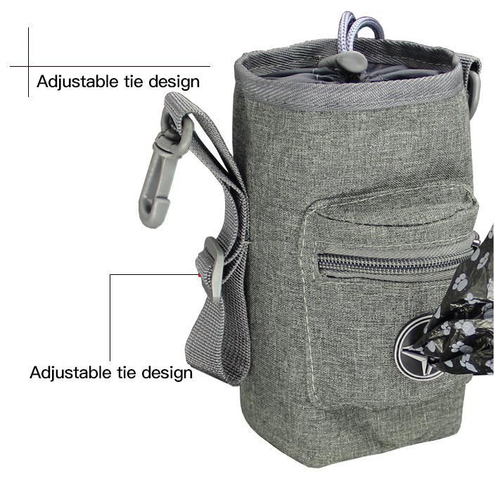 Portable Pet Travel Carrier Dog Snack Bag Pet Water Bottle Bag