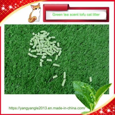 Flushable and Hard Clump Green Tea Tofu Cat Litter