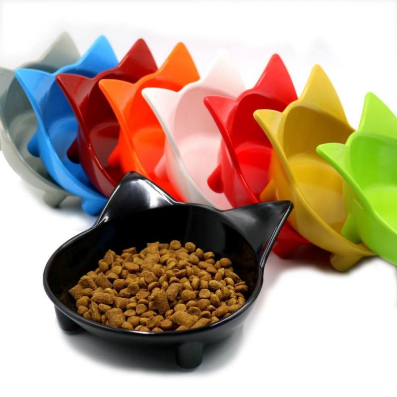 Cat Food Bowls Cat Feeding Bowls Cute Cat Shape Water Bowls Cat Dish