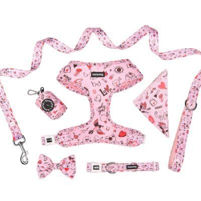 Grey Red Individual Package Xs, S, M, L, XL or Dog Chest Custom Pet Harness