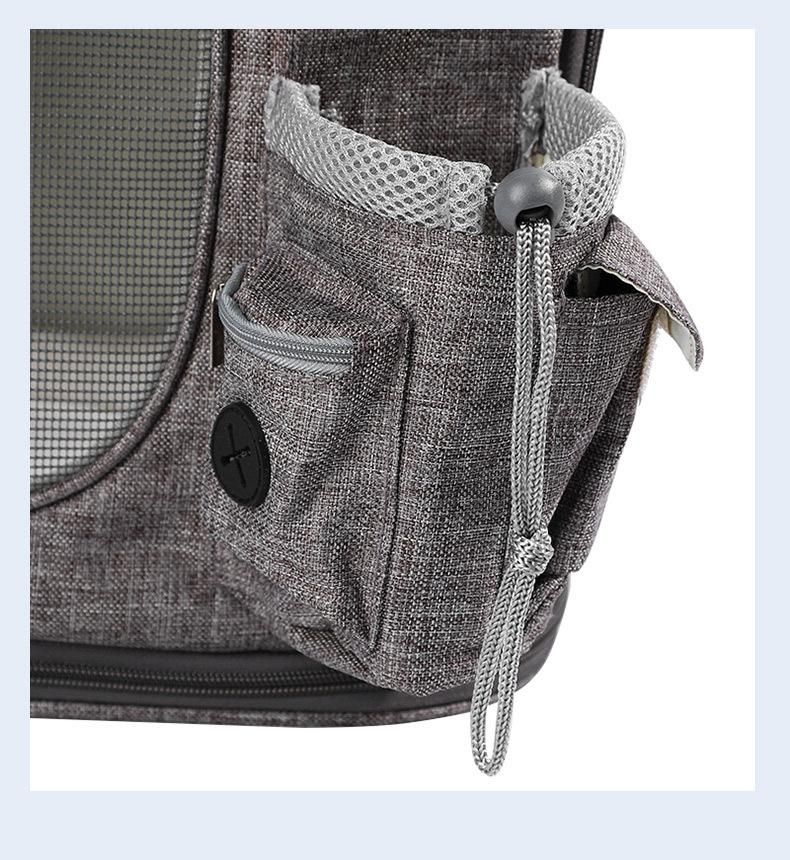 Irline Approved Custom Color Logo Foldable Portable Soft Pet Carrier Dog Cat Travel Bag