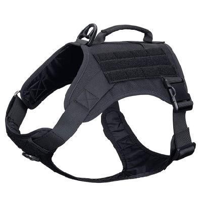 Tactical Dog Harness Vest Dog Harness No-Pull Adjustable Training Dog Vest with Easy Control Handle