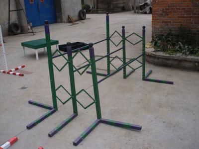 Dog Agility Training Jump Three Hurdles Race with Adjustable Function (GW-DT06)
