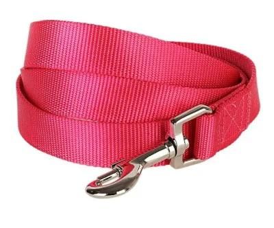 2022 OEM Manufacturer Silk Print Solid Color Basic Use Nylon Strap Durable Matching Dog Harness Pet Dog Leash
