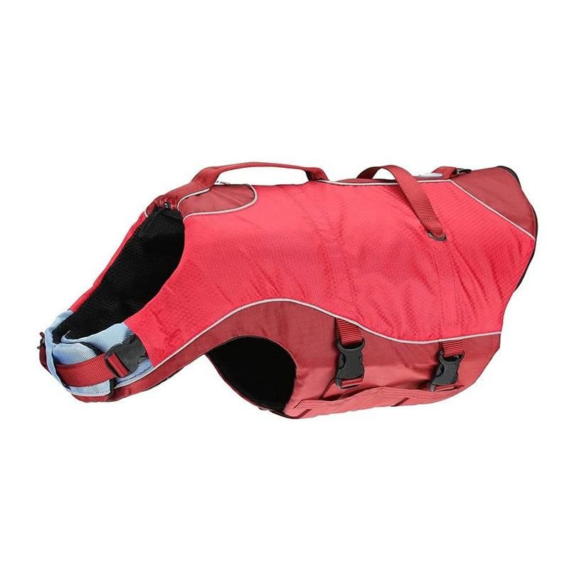 Life Jacket Safety Doggy Floats Reflective Adjustable with Two Control Handles for Small, Medium, Large Pets