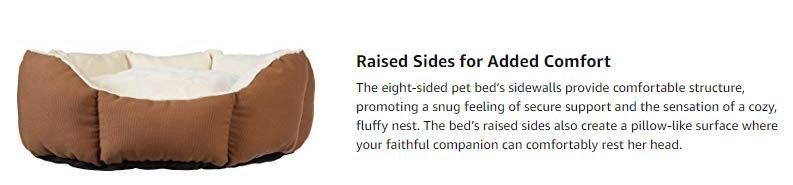 Octagon-Shaped Pet Bed Self-Warming Puppy Beds