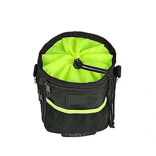 Dog Treat Bag Built-in Poo Waste Bags Dispenser, Training Walking Pouch with Clip Waist Belt