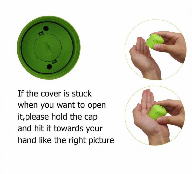 Dog Poop Bag Dispenser with Biodegradable Waste Bags and LED Light