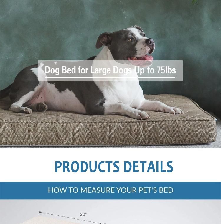 Dog Bed for Large Dogs up to 75lbs