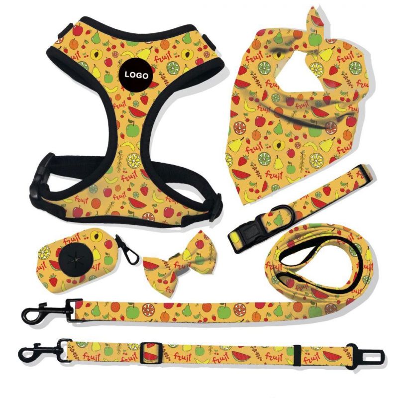 Custom Harness Dog Accessories Wholesale Breathable Mesh Adjustable Cute Pet Dog Harness Vest Mesh Dog Harness Pet Accessories