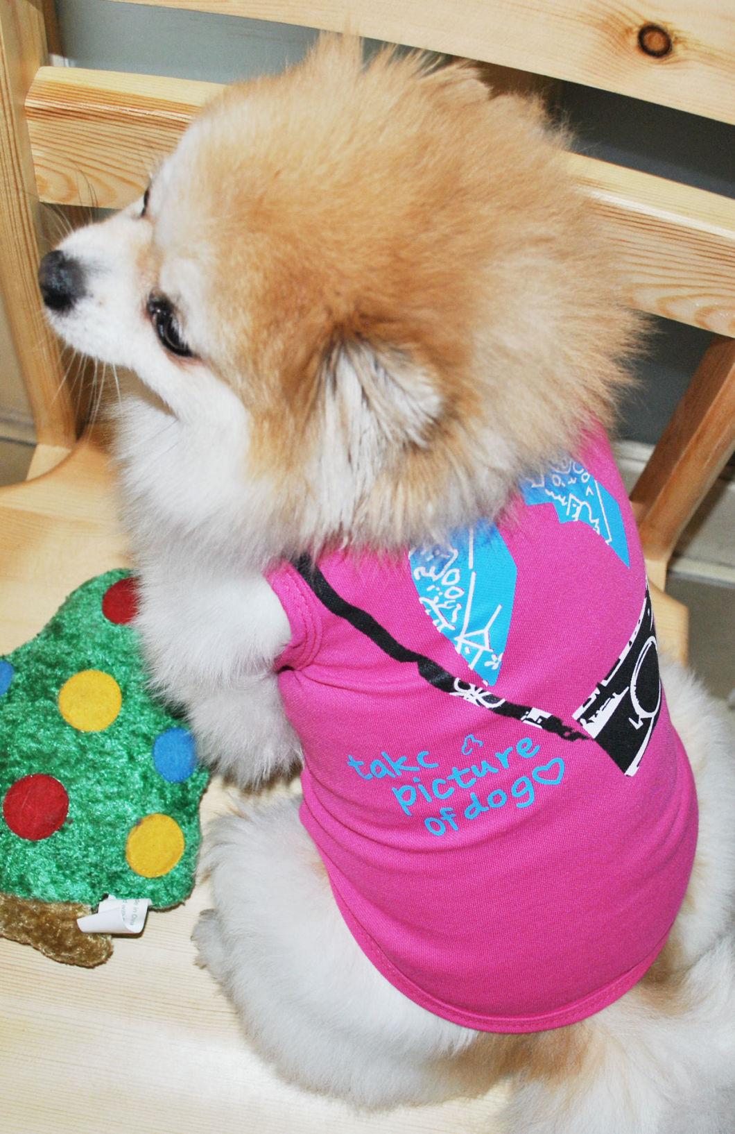 Hawaiian Style Cotton Pet Cats T-Shirt Dog Clothes Summer Printed Shirt for Small Medium Dogs