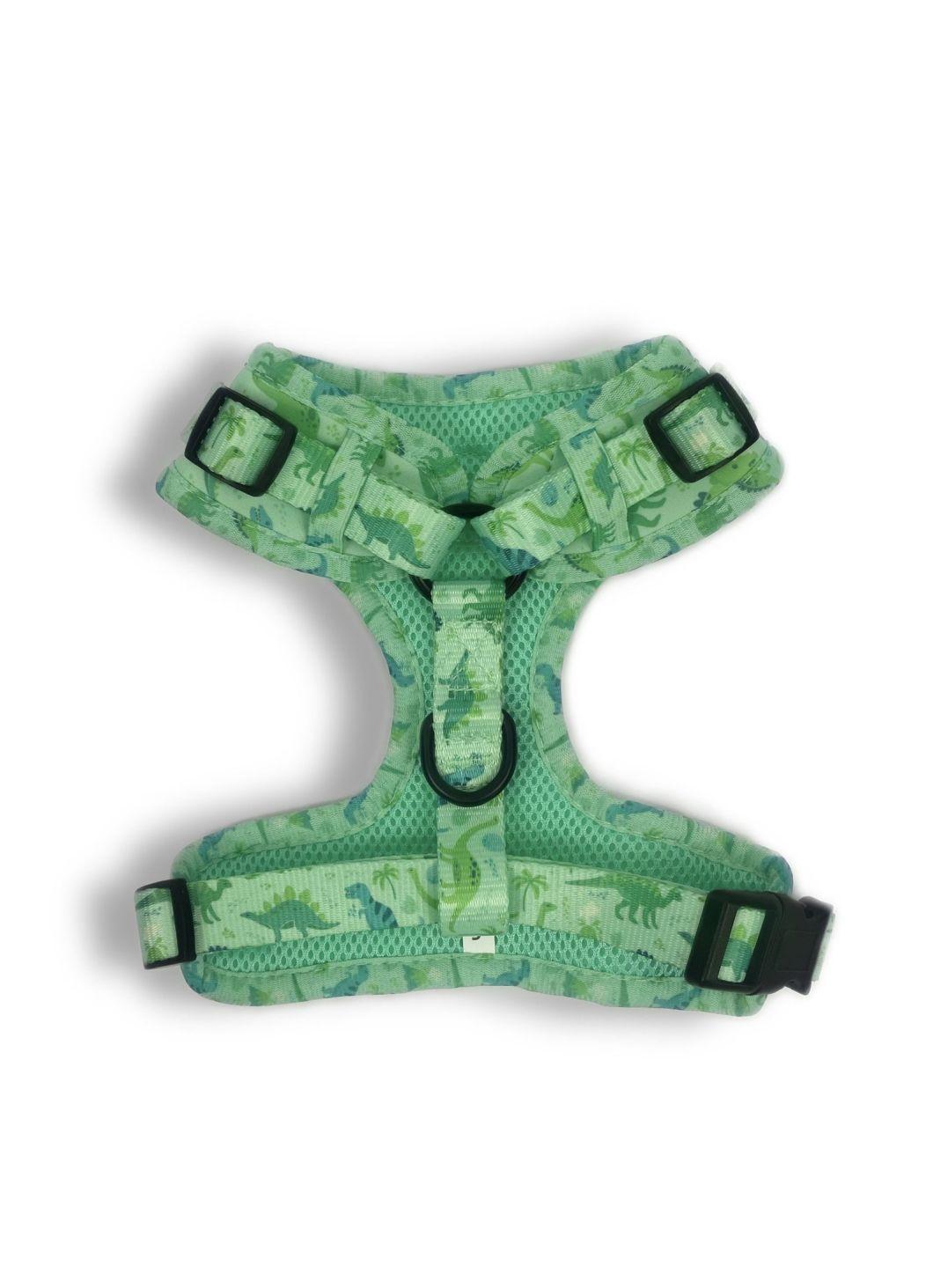 Animal Dinasour Pet Supplies Wholesale Breathable Custom Mesh Nylon Solid Pet Reflective Dog Harness
