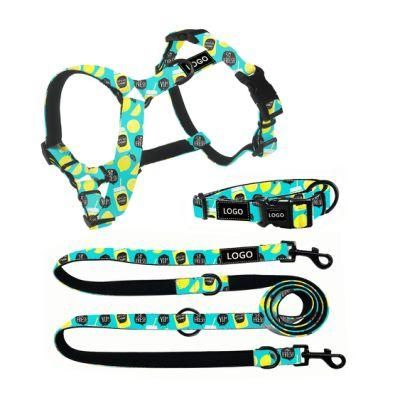 Wholesale Sublimation Dog Harness Collar and Leashes Set
